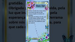 Bom Dia! Com o coração cheio de gratidão #mensagembomdia #bomdia #lindamensagem#gratidão #mensagem
