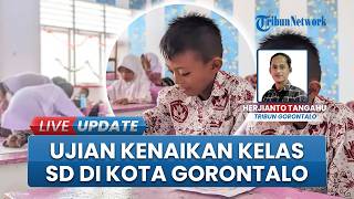 Siswa SDN 38 Hulondalangi Gorontalo Asesmen Kenaikan Kelas, Ortu Tunggu di Gerbang Semangati Anak