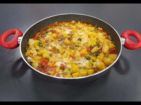 Rreze Dielli 23 Tetor 2019 - Të Gatuajmë me Znj. Vjollca P 1 - Pulë me patate dhe bizele