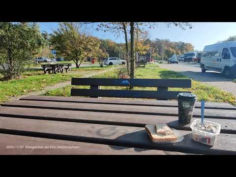 Auf einem Autobahn Parkplatz место отдыха