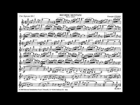 Ricordi montani - Giuseppe Lotario (Marcia militare)