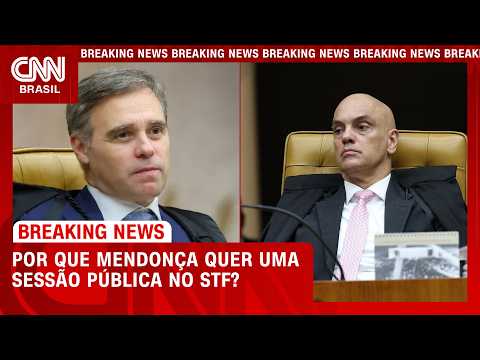 Mendonça pede “sessão pública” do STF sobre Moraes e Vorcaro | BASTIDORES CNN