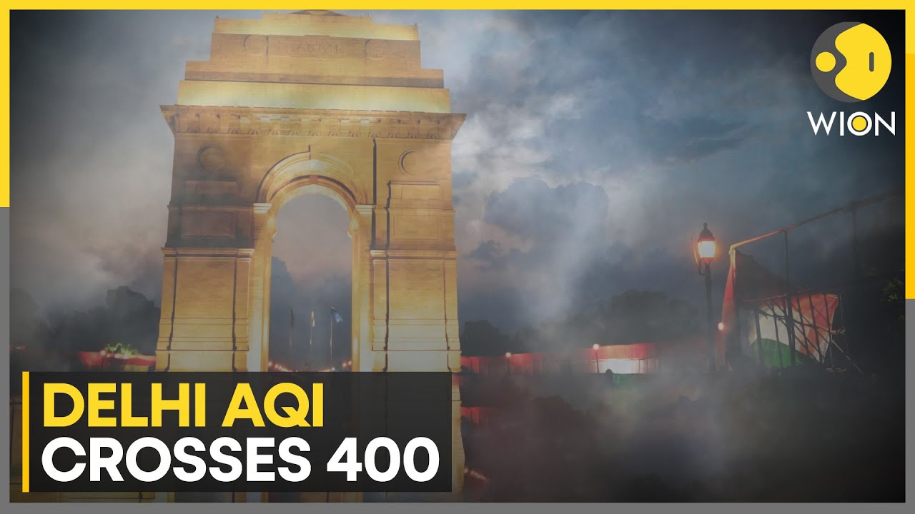 Delhi AQI Crosses 400: Hybrid Classes Mandated, Essential Services Exempted | WION