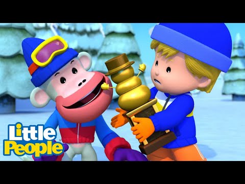 Little People | Ep 38 | Easy Peasy // Everyone Deserves A Turn - Kids TV Series, Kingdom Kids Zone - Little People - Fisher Price