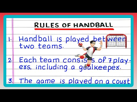 Rules of Handball | 10 Rules of Handball Game