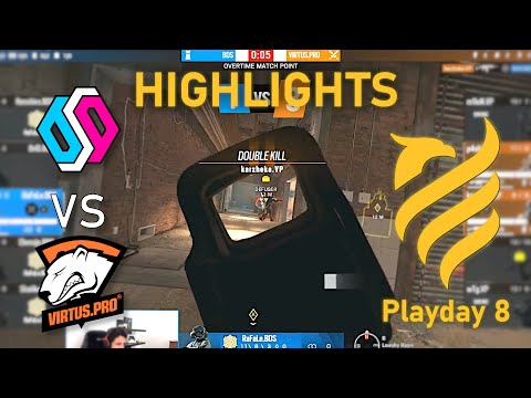 EPIC GAME! BDS vs Virtus Pro - HIGHLIGHTS - Playday 8 - EUL 2021 Stage 2