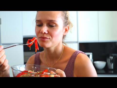 Suegra catalana enseño hacer escalivada catalana // Dieta mediterranea