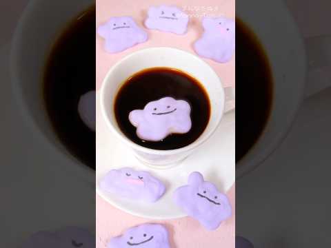 へんしんが得意なあの子のマシュマロを作りました🌈　#shorts