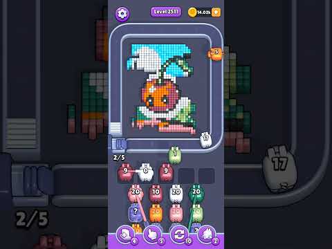 Pixel Flow Level 2511 Walkthrough