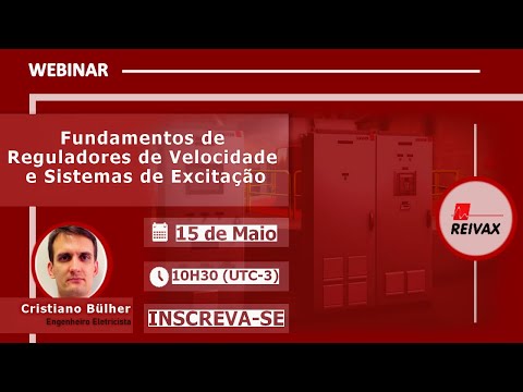 Webinar • Fundamentos de Reguladores de Velocidade e Sistemas de Excitação