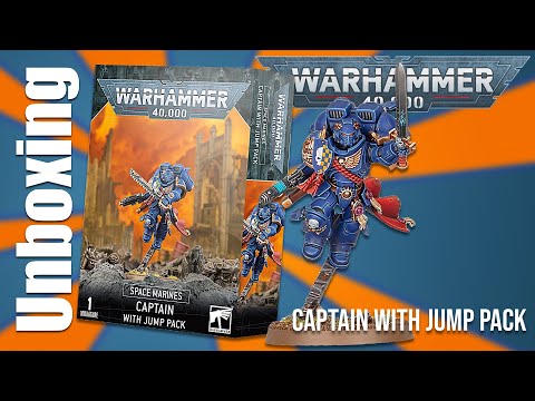 Unboxing Captain With Jump Pack Space Marines Warhammer 40K #tabletopgaming