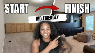 Kid-Friendly Living Room Makeover | DIY Loft Organization for Families