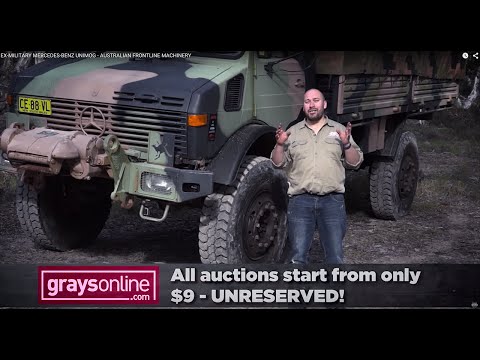 Ex-military Mercedes-Benz Unimog Offroad Test Drive