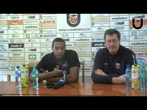 Sean Barnette, inaintea _dublei_ cu Oradea 19.04.2013