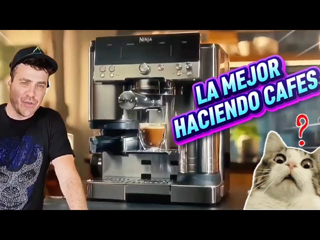 Vídeo relacionado con Ninja Luxe Premier Cafetera 3 en 1 para latte, cappuccino, cold brew y espresso con molinillo y espumador de leche integrados, fácil de usar y 4 preajustes automáticos de espuma, plata, ES601EU