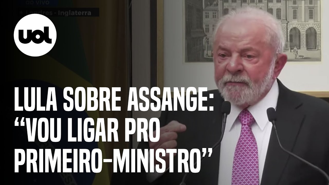 Lula defende Julian Assange: 'Vergonha que um jornalista que denunciou falcatruas esteja preso'