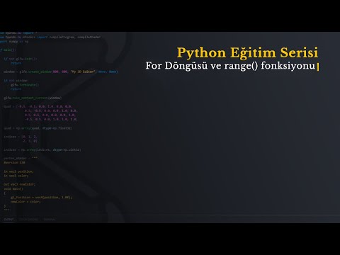 Python Eğitim Serisi #9 | For döngüsü ve range() fonksiyonu