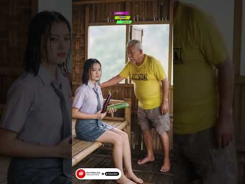 She took the vegetables for dinner! heavy rain in village life #heavyrain #fyp #rainyday