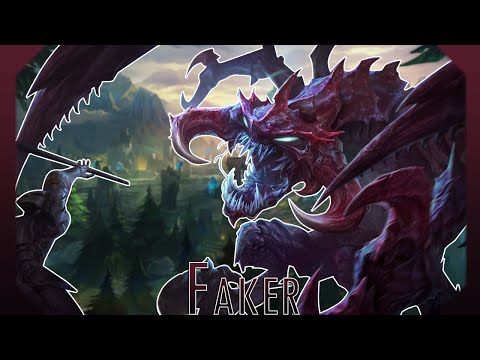 SKT T1 Faker - Cho'Gath Mid - Kr SoloQ Highlights