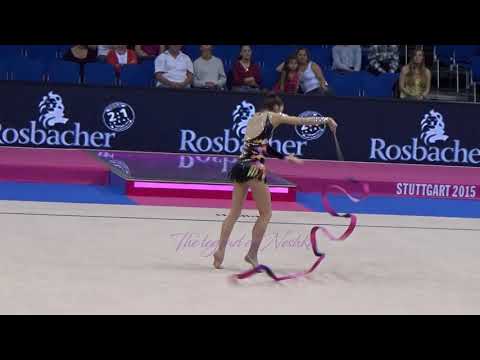 Letizia CICCONCELLI (ITA) ribbon - 2015 Stuttgart worlds Qualifs