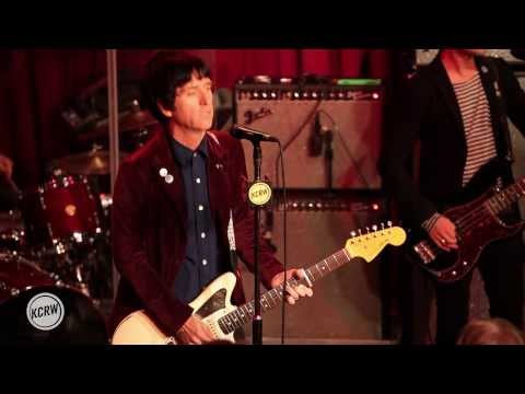 Johnny Marr performing 