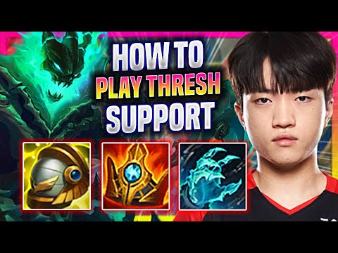 LEARN HOW TO PLAY THESH SUPPORT LIKE A PRO! - T1 Keria Plays Thesh Support vs Soraka! | Season 2022