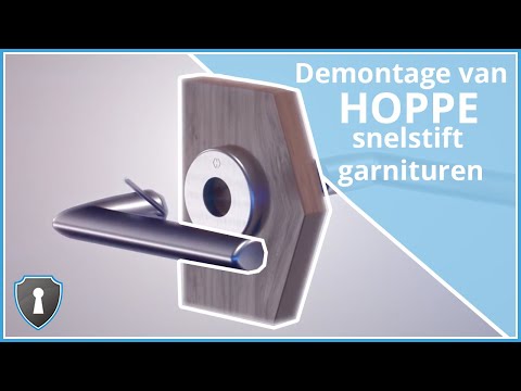 Demontage van Hoppe snelstift garnituren | Veiligheids-Sloten.nl