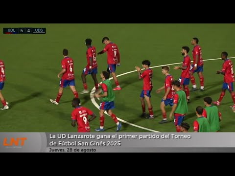 La UD Lanzarote pasa a la final del Torneo de Fútbol San Ginés 2025