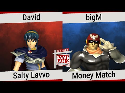 SameLAN 2: SotFB - David (Marth) vs bigM (C. Falcon) - Salty Lavvo