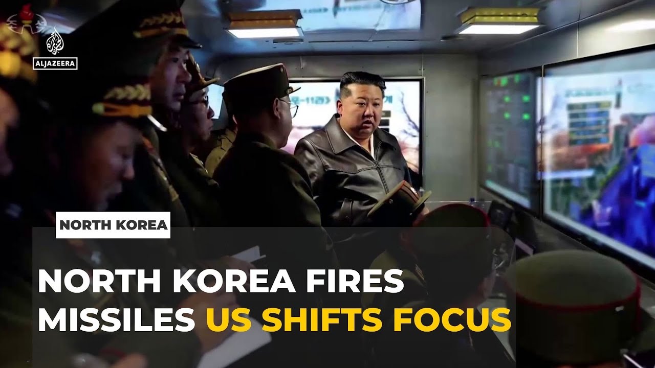 North Korea missile launches raise tensions as US shifts focus to Middle East