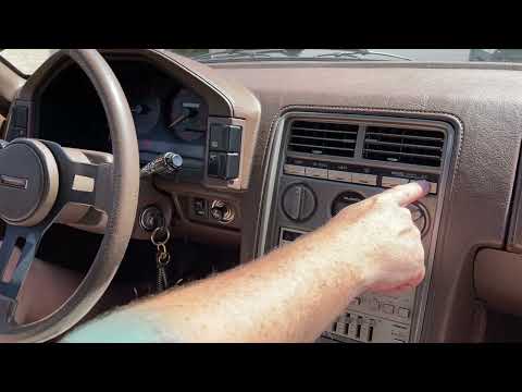 1984 RX-7 GSL-SE Interior Functions