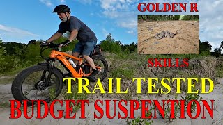 Trail Test: Making the Most of Budget E Bike Suspension GoldenR Ride + Wildlife!
