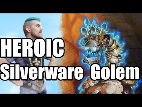 HEROIC SILVERWARE GOLEM - DISHES ARE DONE (ONE NIGHT IN KARAZHAN) [HEARTHSTONE]