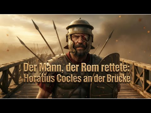 Der Mann, der Rom rettete: Horatius Cocles an der Brücke.