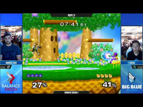 NGPU 31 SSBM - Admiral Zhao (Samus) vs. s-royal (Fox) - Melee WR2