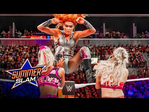FULL MATCH: Carmella vs. Flair vs. Lynch – SmackDown Women’s Title Match: SummerSlam