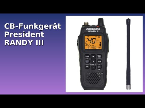 BEWERTUNG (2025): CB-Funkgerät President RANDY III. WESENTLICHE Einzelheiten