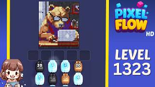 Pixel Flow Level 1323 Solution Walkthrough