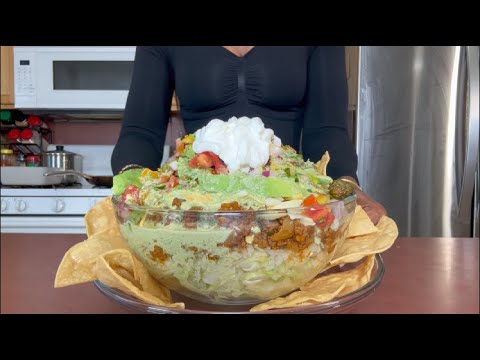 How To Make The BEST Fully Loaded Taco Salad!