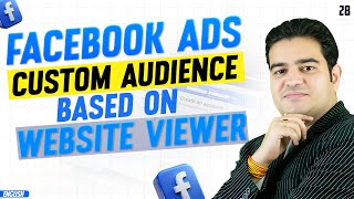 How To Create Custom Audience In Facebook Ads Based On Website Viewers | #facebookads2025