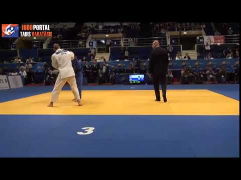 European Judo Championships Juniors Bucharest 2014 Bronze -81kg ZILKA Peter (SVK) - GUGAVA (GEO)