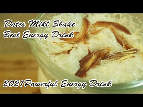 Top Energy Drink 2021| Superb Dates Milk Shake recipe with Almonds and Cream by Kitchen Expert