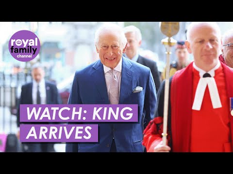 WATCH: King Charles Attends Advent Service at Westminster Abbey