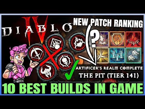 Diablo 4 - New WORLD RECORD Build - New Top 10 Best HIGHEST DAMAGE Builds in Season 4 After Patch!