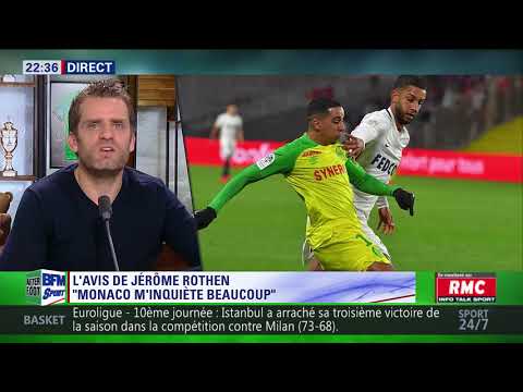After Foot du lundi 30/11 – Partie 2/6 - L’avis tranché de Jérôme Rothen sur Monaco