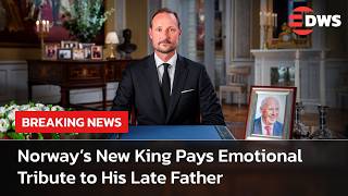 MUST WATCH: Norway’s New King Haakon Pays Emotional Tribute to His Late Father King Harald | AC15