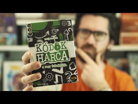Kódok harca társasjáték  UNBOXING - reflexshop