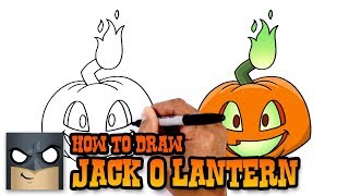 How to Draw Halloween Pumpkin | Step by Step Tutorial