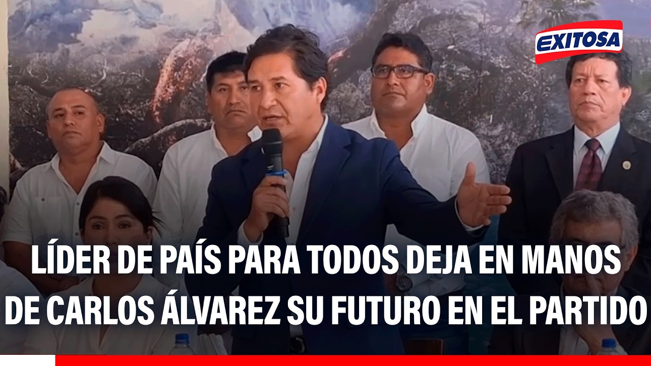 🔴🔵 Líder de País para Todos deja en manos de Carlos Álvarez su futuro en el partido