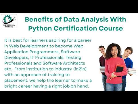 Python data analysis certification training service